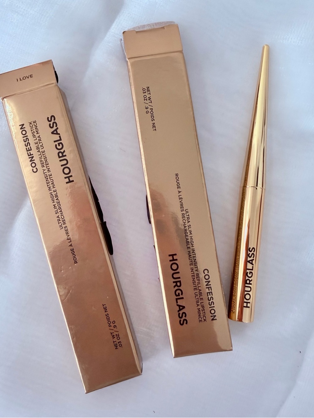 New Hourglass Confession Ultra Slim High Intensity Refillable Lipstick I Love